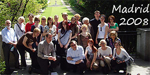 Gruppenfoto der Teilnehmenden der Exkursion nach Madrid, 2008