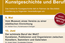 Beitragsbild: Kunstgeschichte und Beruf Sommersemester 2017