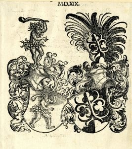 Wappen von Wirsund und Grimm, Künstler Hans Weidlitz