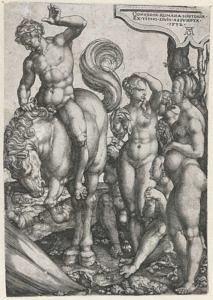 Heinrich Aldegrever, Marcus Curtius, 1532