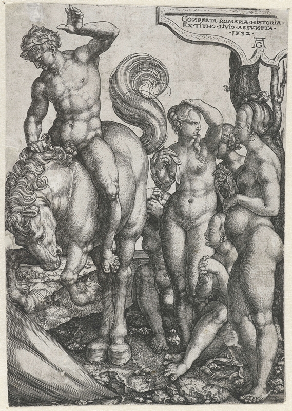 Heinrich Aldegrever, Marcus Crutius, 1532. Bildnachweis: Rijksmuseum Collection, Amsterdam.