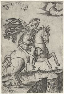 Marcantonio Raimondi, Marcus Curtius, 1500-1527