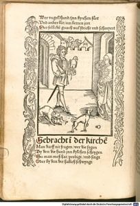 Meister der Bergmannschen Offizin, Das Narrenschiff Illustration 45, Druck von J. Bergmann von Olpe, 1494