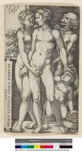 Hans Sebald Beham, Der Tod und das unzüchtige Paar, 1529