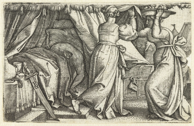 Georg Pencz, Judith und ihre Magd mit dem enthaupteten Holofernes, 1539-43. Bildnachweis: Rijksmuseum Collection, Amsterdam.