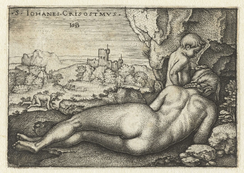 Sebald Beham, Buße des Chrysostomus, 1510-50. Bildnachweis: Rijksmuseums Collection, Amsterdam.