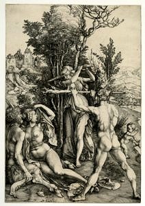 Albrecht Dürer, Herkules am Scheideweg/Die Eifersucht, 1498
