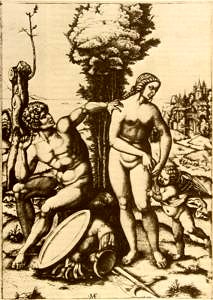 Marcantonio Raimondi, Mars, Venus und Amor