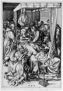 Martin Schongauer, Marientod, 1470-1490