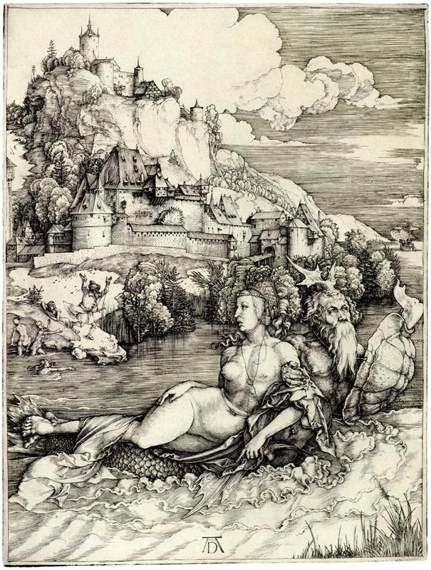 Albrecht Dürer, Das Meerwunder, um 1498. Bildnachweis: Prometheus Bildarchiv (dort nach: Schröder, S. (Hrsg.); Albrecht Dürer, 2003, S. 245, Abb. 58.)