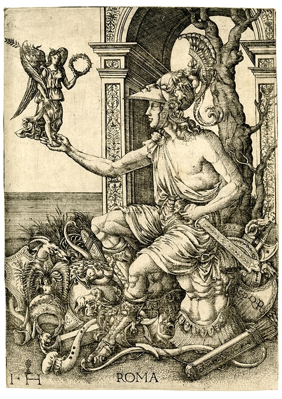 Hieronymus Hopfer nach Meister IB mit dem Vogel, Roma, 1525 - 1550. Bildnachweis: Kunstsammlungen der Stadt Nürnberg.