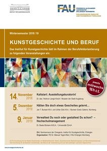 Poster: Kunstgeschichte und Beruf