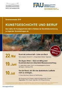 Poster Kunstgeschichte und Beruf SoSe2019