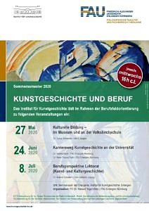 Poster Kunstgeschichte und Beruf SoSe 2020