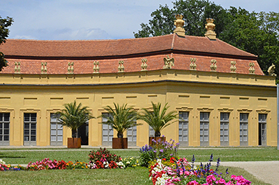 Orangerie Erlangen vom Schlossgarten aus