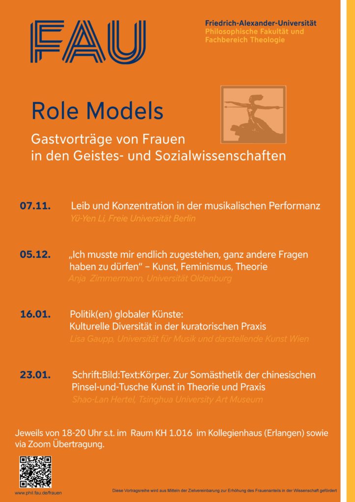 Plakat der Vortragsreihe Role Models aus dem Wintersemester 2022/23