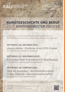 Zum Artikel "„Kunstgeschichte und Beruf“ im WiSe 2022/23"