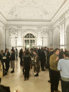 Empfang im Wassersaal der Orangerie vor dem Konzertabend